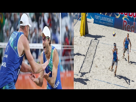 Alison/Bruno Schmidt vs Brunner/Patterson Fort Lauderdale major WORLD TOUR 5 star Pool C