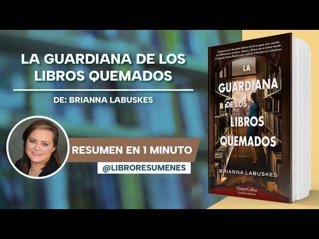 Vídeo relacionado con La guardiana de los libros quemados