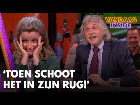 Johan vertelt legendarische anekdote over oud-collega: ‘En toen schoot het in zijn rug!’