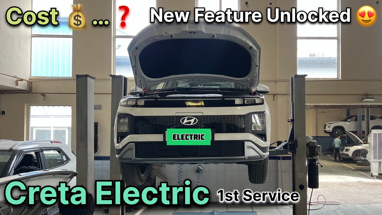 1st Electric Creta Service थी हमारे City की 🔥! Creta Electric 2025 First Service Done ✅