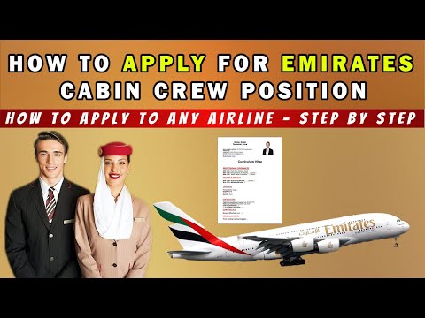 How to Apply for Emirates Cabin Crew Step-by-Step Application Guide online | Assessment & Questions