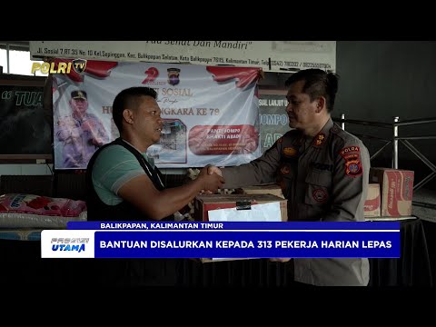 POLDA KALTIM GELAR BAKTI SOSIAL DALAM RANGKA HUT BHAYANGKARA KE-79