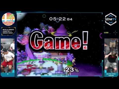 Melee @ LDL #23 - Full Stream: Part 1 of 3 - SSBM