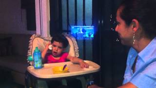 REBECA HABLANDO CON SANTA!