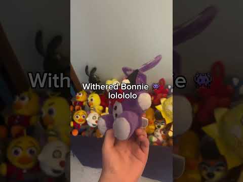 Top 5 fnaf custom plush I made!! #fnafgame #fnaf #fivenightsatfreddys #funko #toy #securitybreach