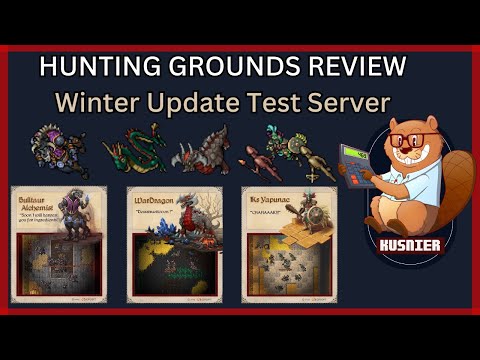 Winter Update Hunting Grounds Review | Tibia Test Server