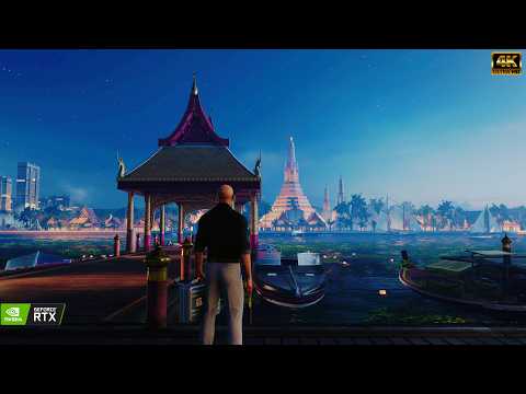 HITMAN™ 3 - Bangkok, Thailand (Night Time) Cinematic Run - [4K 60FPS]