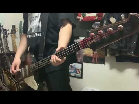 NIRVANA - School Live At Reading (BassCover) Gibson Thunderbird iv