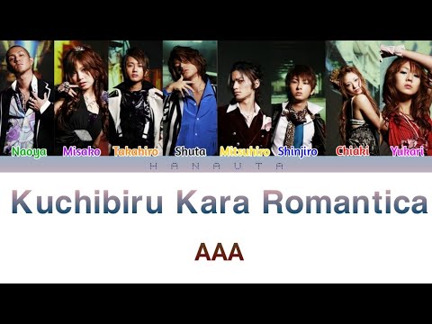 AAA (トリプル・エー) - Kuchibiru Kara Romantica (唇からロマンチカ) (Color Coded Kan / Rom / Eng lyrics)