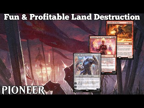 Fun & Profitable Land Destruction | Mono Red Golos | Pioneer | MTGO