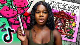 Download lagu Using ONLY 2 Markers in VIRAL Coloring Book (This was SO hard!) mp3