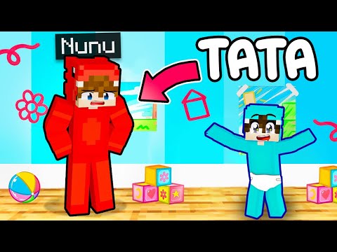 I became a KID in Minecraft and Nunu is my DAD!