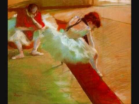 LE LAC DES CYGNES. PYOTR ILYICH TCHAIKOVSKY. POEME ET PEINTURES D'EDGAR  DEGAS. HERBERT VON KARAJAN.