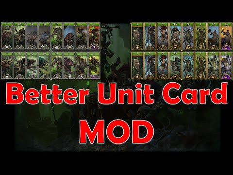 Better Unit Card Mod For Total War Warhammer 2