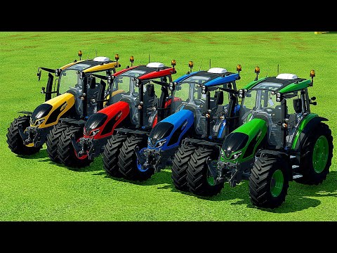 LOAD AND TRANSPORT MANURE WITH VALTRA TRACTORS - Farming Simulator 22