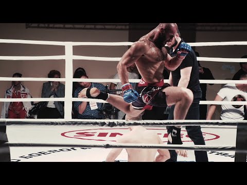 Нокаут Flying Knee - первенство России по ММА 2015