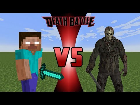 herobrine vs jason voorhees | drawing cartoons 2