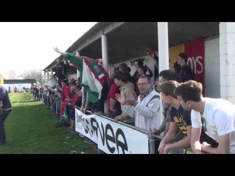 Zeveren - Meetjesland : feestbeelden tijdens de match