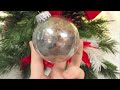 How to Make Mercury-Glass-Look Ornaments for Your Christmas Tree