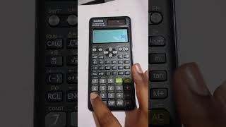decimal to binary conversion in Casio fx-991ES plus