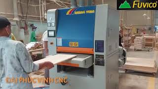FUVICO. MÁY CHÀ NHÁM THÙNG 6 Tấc 610mm tải nặng tốt nhất thị trường VN 2020