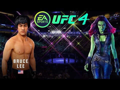 UFC4 Bruce Lee vs Gamora Marvel EA Sports UFC 4 - Epic Fight