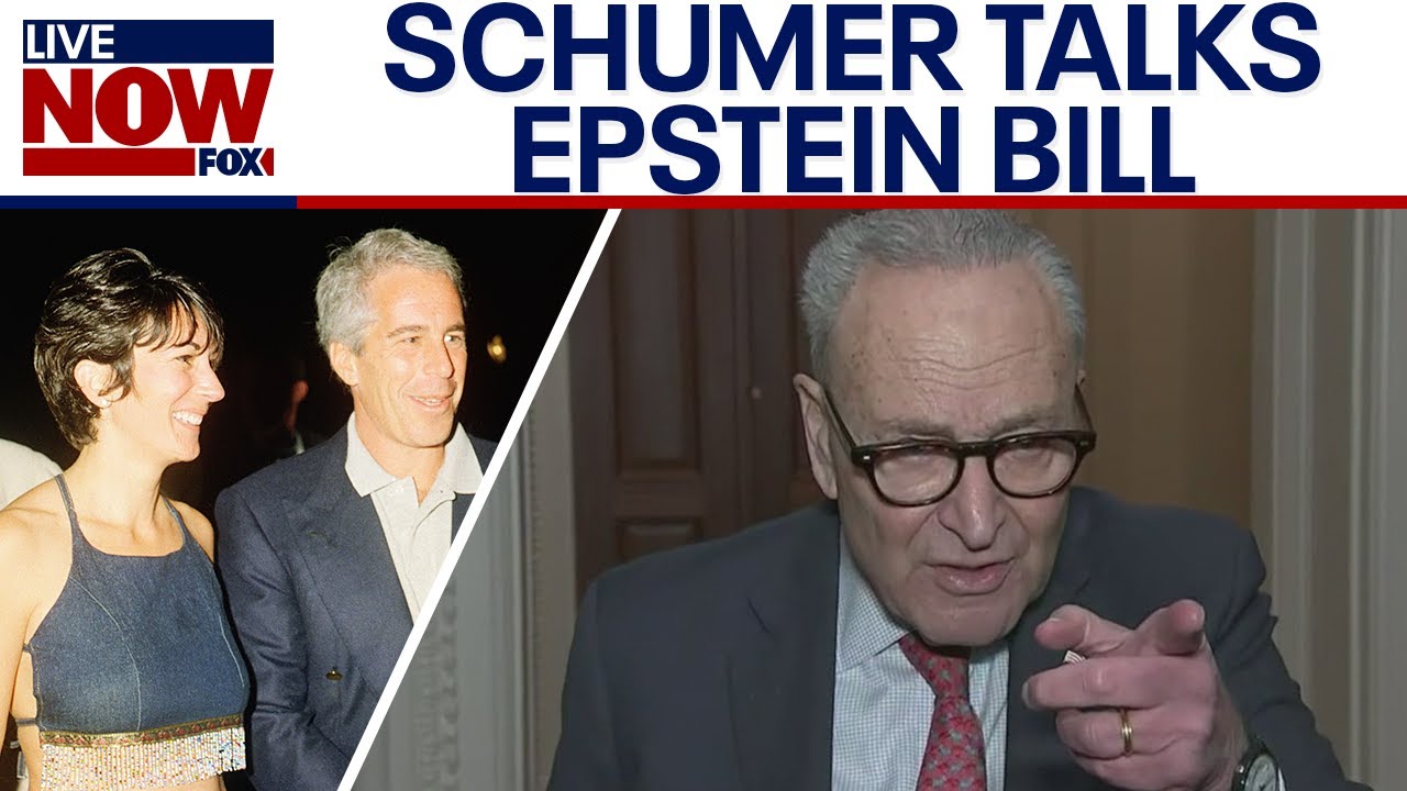 Schumer speaks after Senate sends Epstein bill to Trump for signature