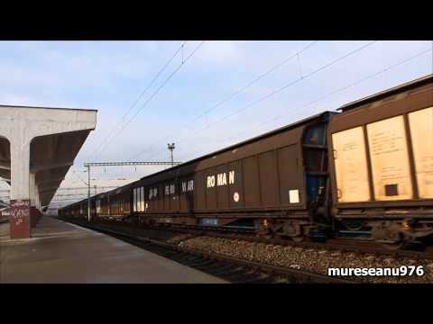 Tren incarcat al GFR in trecere prin Cluj Napoca / Loaded GFR train passing Cluj Napoca
