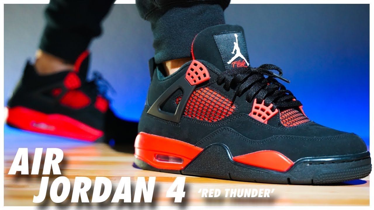 Watch Air Jordan 4 Red Thunder Now Air Jordan 4 Red Thunder