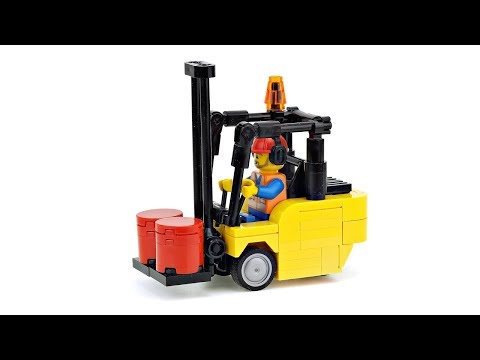 LEGO Forklift Loader MOC Building Instructions
