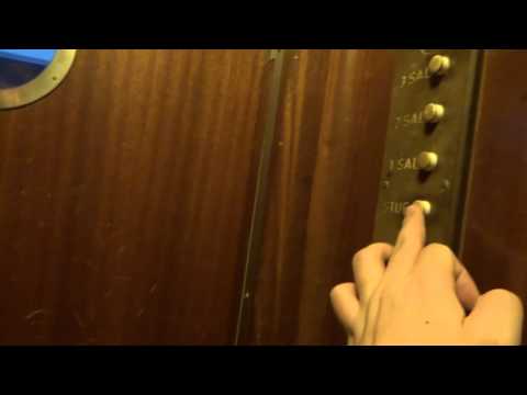 Amazing Old 1957 Fischer&Ravn Traction Elevator@Enighedsvej 12, Charlottenlund, Copenhagen, D-mark