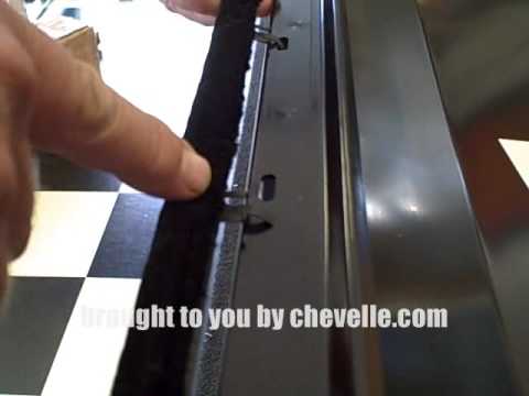 How to install 1966-67 Chevelle Window Felts - clip misalignment