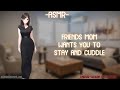ASMR ROLEPLAY Friends Mom Wants You To Stay And Cuddle Binaural F4A