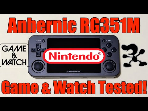 Anbernic RG351M - Nintendo - Game and Watch - Games Tested - Vintage Handheld Goodness!