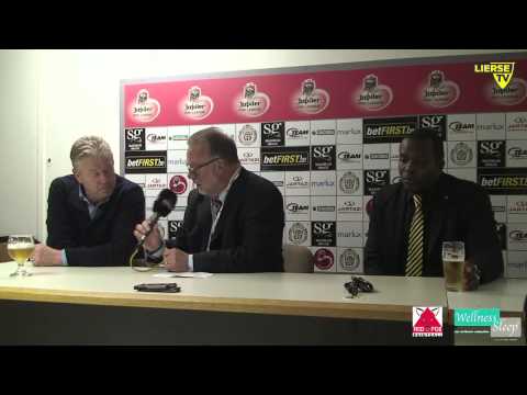 Sporting Lokeren - K. Lierse S.K.: reacties Menzo en Maes