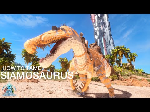 Siamosaurus Taming Guide & abilities in Ark Survival Ascended ll Prehistoric Beasts ASA