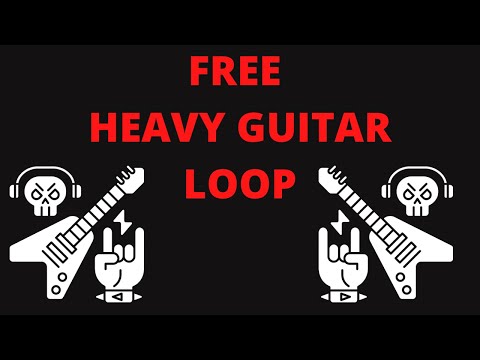 Free heavy industrial guitar sample Bm 132bpm