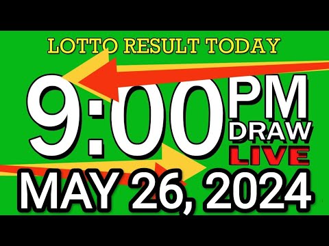 LIVE 9PM LOTTO RESULT TODAY MAY 26, 2024 #2D3DLotto #2pmlottoresultmay26,2024 #swer3result