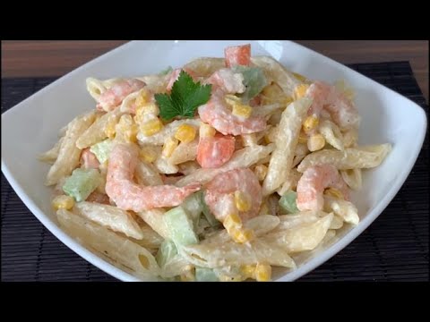 Prawn Pasta Salad | How to make Prawn Pasta Salad | Megshaw's Kitchen