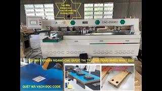 HOLZTEK. MÁY KHOAN NGANG CNC CAO TỐC 2 Đầu Định vị bằng Hồng ngoại tốt nhất thị trường 2020