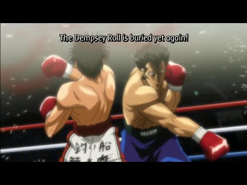 sawamura counters ippo's Dempsey roll | hajime no ippo