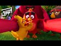 Red S Dangerous Plan To Stop The Pigs The Angry Birds Movie Jason Sudeikis Bill Hader Josh Gad