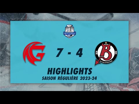 Gothiques d'Amiens 7-4 Diables Rouges de Briançon - Highlights - Synerglace Ligue Magnus 23-24