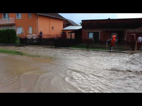 Poplava u Vidovcima u Orljavskoj ulici 1. dio