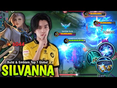 THANK YOU ONIC KAIRI FOR SILVANNA NEW 1 SHOT BUILD & EMBLEM 100% MONSTER - BUILD TOP 1 GLOBAL ROGER