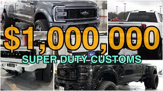$1,000,000 Worth of CUSTOM SUPER DUTY Trucks-F450 RESERVE Editions