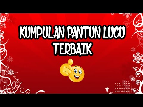 PANTUN LUCU PILIHAN TERBAIK
