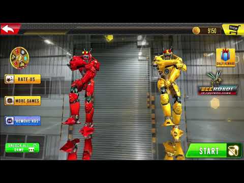 Bee Robot Car Transformation Game  - Free Mood: Android Games