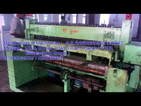 Automatic Welded Mesh Machine Self Coiling