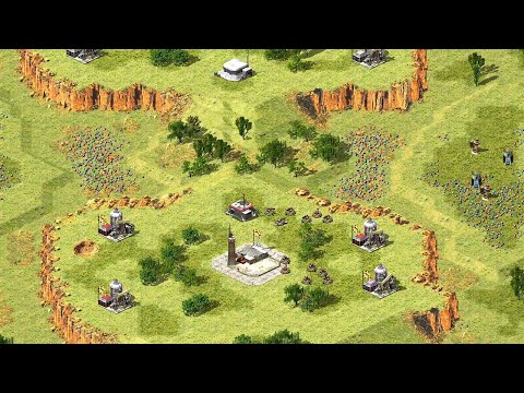 Yuri's Revenge -- Pattern Of Islands -- 7 hard Ai vs 1